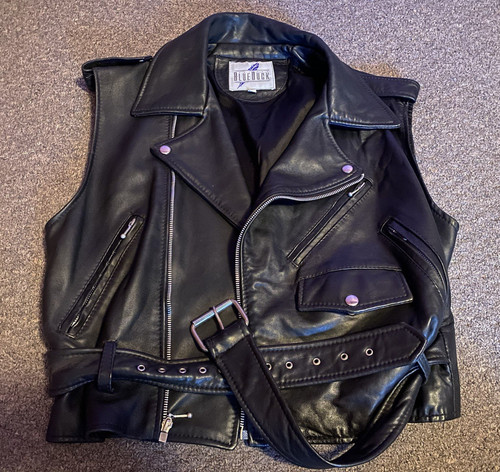 Blueduck leather biker - ,