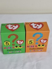 2 TY Mini Boos Collectables Unopened New Orange And Green 