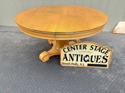 67359 antique round oak dining - 67359,