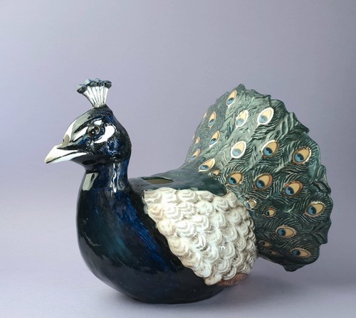 Peacock teapot jug hand - peacock,