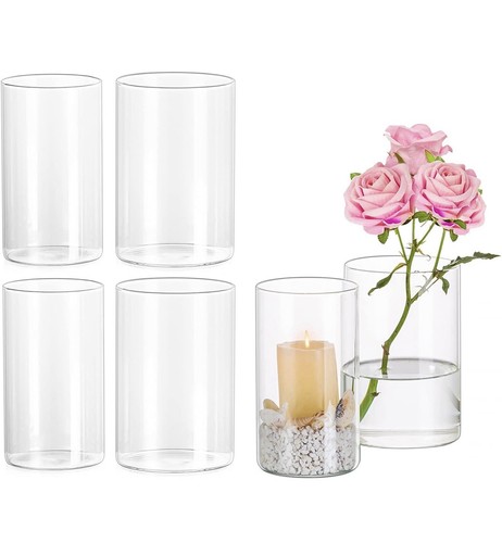 Hewory glass hurricane candle - hewory,