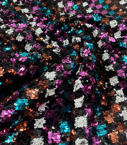 Multi colour sequin - colour,