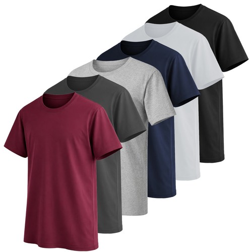 Men short sleeve round - short,