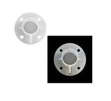 Gazebo Foot Pole Connector Adaptor 32mm White Foot Feet Floor Base 1-Way Joint