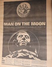 Genuine Neil Armstrong signed 1969 AUTOGRAPH Moon Landing Newspaper 