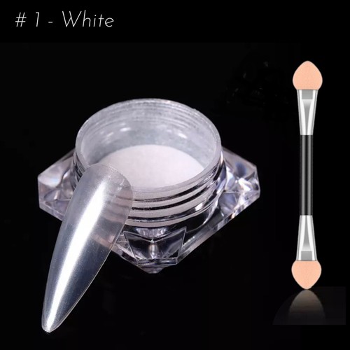 Translucent white nail powder - translucent,
