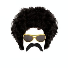 60s 70s MENS HIPPIE HIPPY AFRO