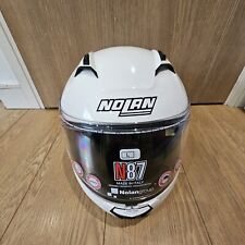 Nolan N87 Ncom White Large Helmet
