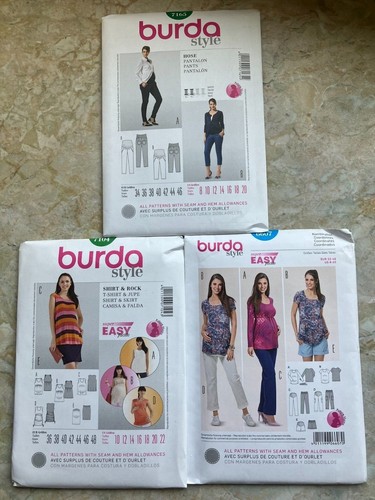Burda uncut sewing patterns - burda,