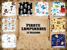 Boys Pirate lampshades nursery