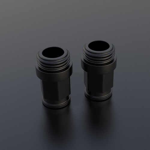 Aluminium choke valve guides - aluminium,