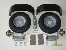 350KG TRAILER KIT - MUDGUARDS/ UNITS/ COUPLING /WHEELS/PLATES ETC 
