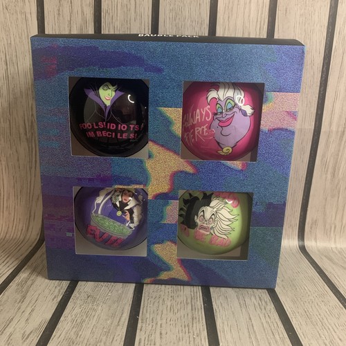 Disney villains bauble set - disney,