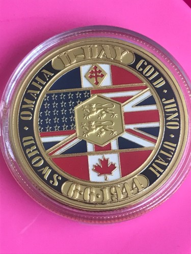 Day gold coin - d-day,