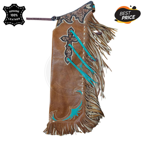 Western leather bull riding - western,
