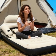 Pvc flocked inflatable sofa - pvc,
