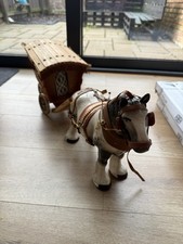 Decorative Horse & Wooden Cart