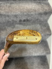 Reproduction Classic Hickory Shafted Putter Made In St Andrews Original Cover