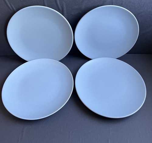 Ikea matt grey side plates - side,