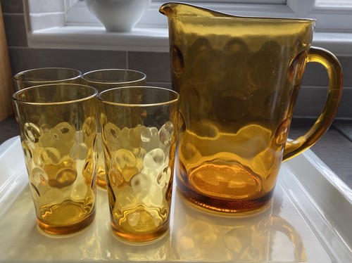 Vintage large amber bubble - amber,