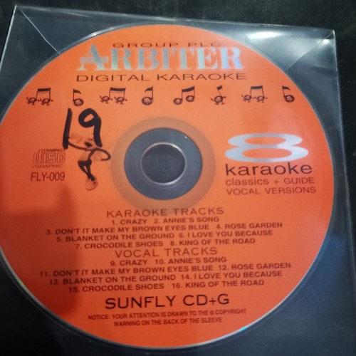 Karaoke cdg discs used - , fly-09