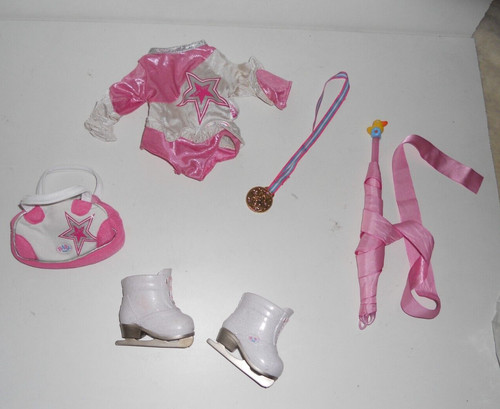Baby born doll ice skates - baby,
