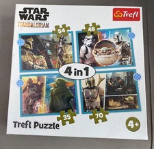 Trefl Star Wars Mandalorian 4-in-1 Jigsaw Puzzles complete excellent condition