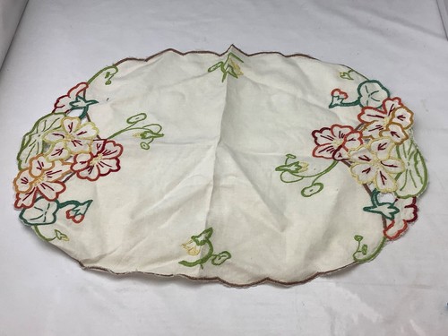 Hand embroidered table - hand,