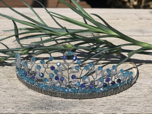 Handmade aquamarine and blue
