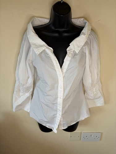 White blouse size zara - white,