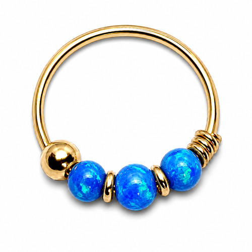9ct gold opal - 9ct,