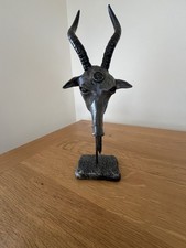 Resin Baphomet Handmade Statue Left Hand Sculpture ,Occult Altar. Pagan