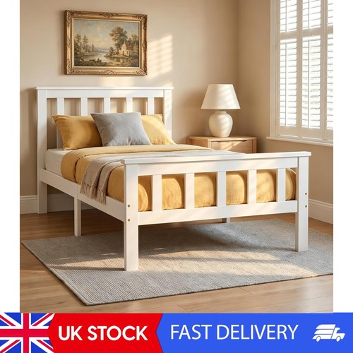 Single bed frame 3ft solid - single,