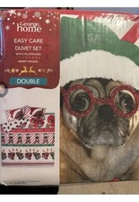 Pug Dog Duvet Quilt Cover