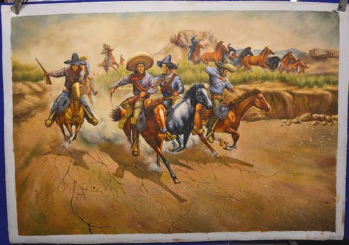 Hand painted oil painting - painted,