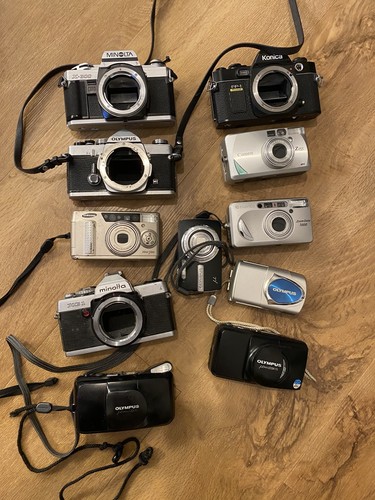 Vintage camera job lot various - job,