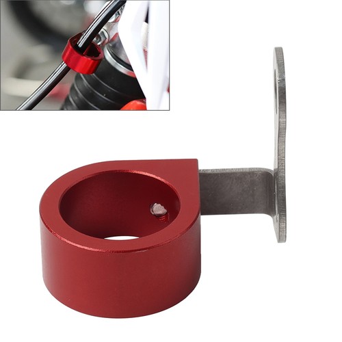 Front brake line retainer - line,