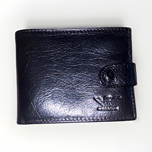 Armani men black leather - men's,