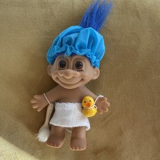 VINTAGE RUSS BATH/SHOWER TROLL RUBBER DUCKIE RETRO 