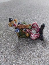Clown Figure Hand Painted