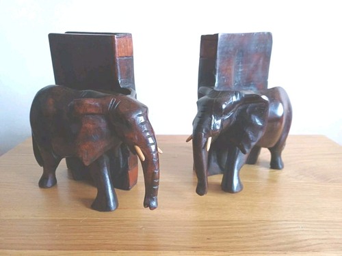 Antique african elephant - ,