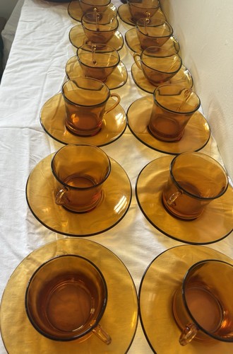 Vintage french vereco amber - vintage,