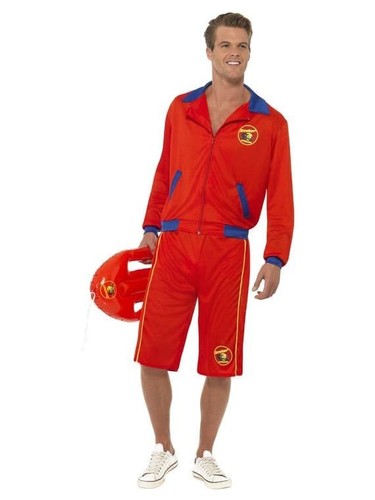 Mens 1980s baywatch - mens, beach
