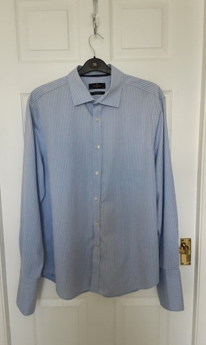 Jeff banks blue pinstripe - banks,