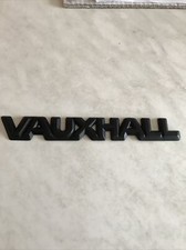 USED Vauxhall GM Astra Cavalier Bootlid Badge 90449015 All Silver Has Faded