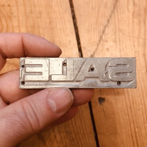 Letterpress printing plate - letterpress,