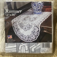 Runner Style H851 13 x 36 Natural 100% Polyester A35