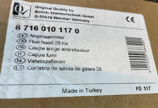 Worcester - FLUE HOOD 87160101170 NEW WITH KIT