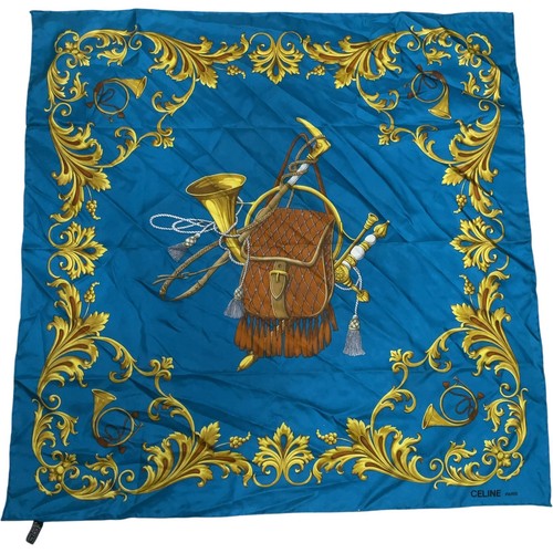 Designer celine blue silk - designer,