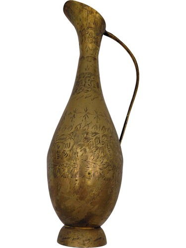 Vintage brass jug - jug, vase